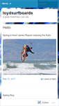 Mobile Screenshot of loydsurfboards.com