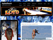 Tablet Screenshot of loydsurfboards.com